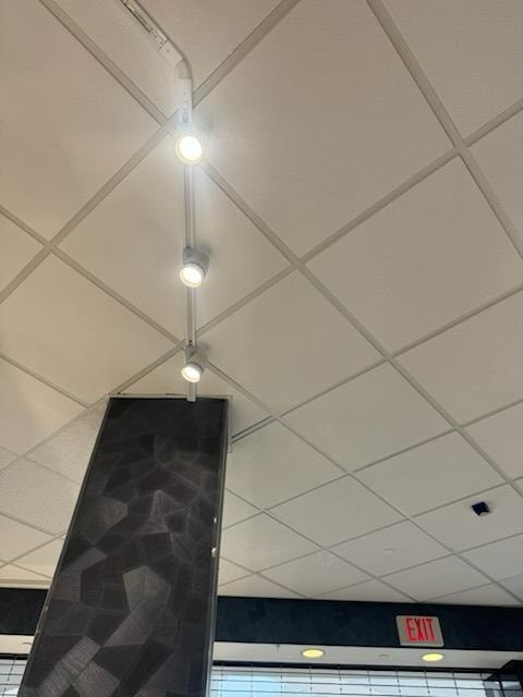 Stained Ceiling Tile Replacement — After