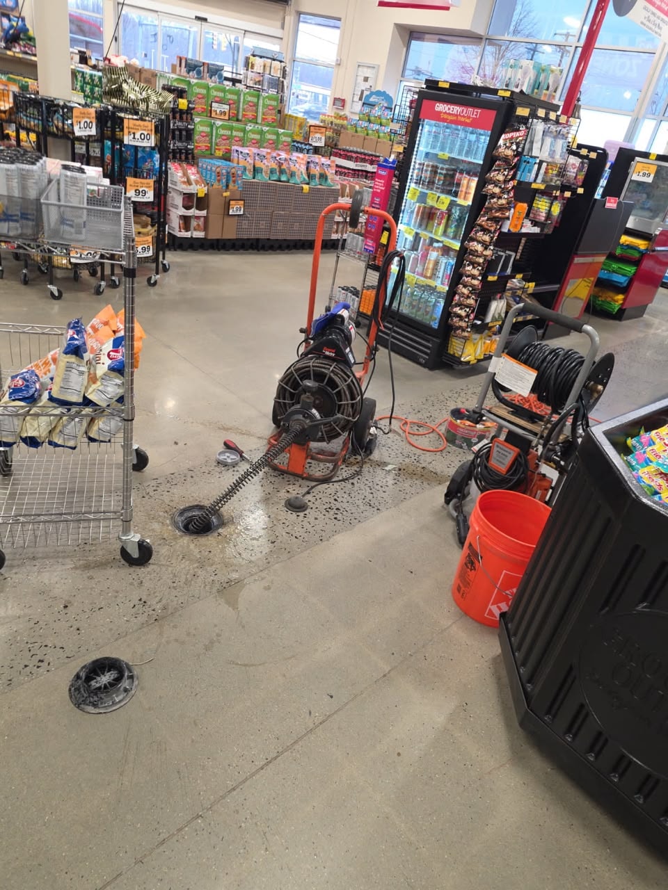 Drain Snaking & Hydrojetting — During